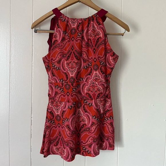 Ann Taylor Paisley Top NWOT - Picture 3 of 5